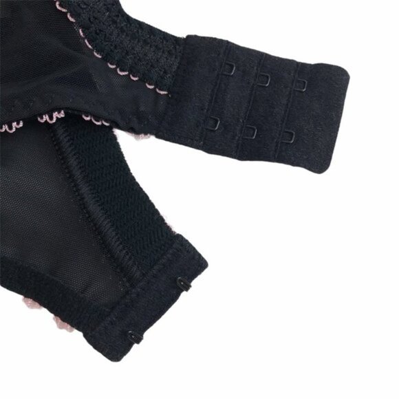 Freya Arabella Sheer Plunge Bra Black Full Bust Support 34DD - Picture 11 of 16